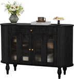 XUZENEST 47'' Fluted Sideboard Buffer Cabinet - Image 9