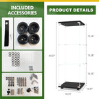 LFT HUIMEI2Y Glass Display Cabinet 3-Shelf - Image 2