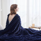 NEWCOSPLAY Fleece Clouds Cozy Queen Blanket - Image 3
