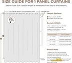 INOVADAY Linen Textured 100% Blackout Sliding Door Curtains 102x90 Beige | 1 - Image 9