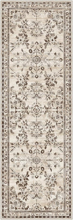 Yamaziot 2x6 Washable Hallway Runner Rug Non Slip Floral Carpet, Stain Resistant - Image 8