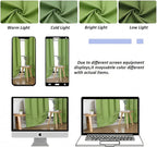 Simplebrand Ava Lime Short Blackout Curtains - Image 8