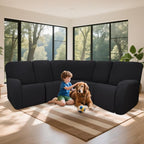 100% Waterproof Sectional Recliner Couch Covers - Image 2