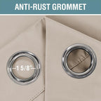 H.VERSAILTEX Blackout Patio Curtains 100 x 84 Inches - Image 3