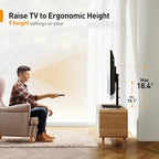 Perlegear Tabletop TV Stand, Universal TV Stand - Image 3