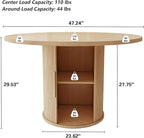 weselon 47 inch Round Dining Table - Image 2
