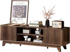 VINGLI 58.6" TV Stand up for 70 Inch TV, Mid Century Entertainment Center - Image 9