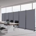Room Divider 6FT Portable Room Dividers and Folding Privacy Screens, 6 Panel by HOMSCREENER