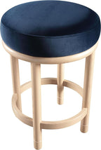 Meridian Furniture 976Navy-C Monette Collection Art Deco Counter Stool - Image 6