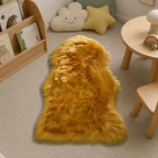 EasyJoy Faux Sheepskin Rug, Fluffy Faux Fur Rug, Ultra Soft Shag Area Rug by EasyJoy