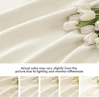 MIULEE Birch Back Tab Blackout Curtains 52x72 Inches Long 2 Panels Set | Rod - Image 8