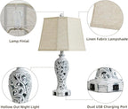 25'' Farmhouse Table Lamps Set of 2 - Image 5