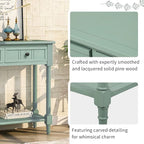 Merax Wood Sofa Table Console Table, Entryway Table Traditional Design - Image 7