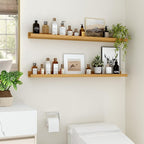 Floating Shelves for Wall, 36 inch Wood Floating Shelves Set of 2, Picture - Image 5