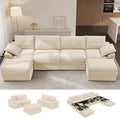Upgrade Boneless Couch with Storage, Extra Deep&High Seat Modular Sectional by Unknown