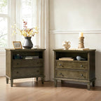 HULALA HOME Farmhouse End Table by HULALAHOME