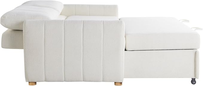 Serta Galway 66.5" Convertible Sleeper Loveseat, Full Size, Dreamcoil Comfort - Image 12
