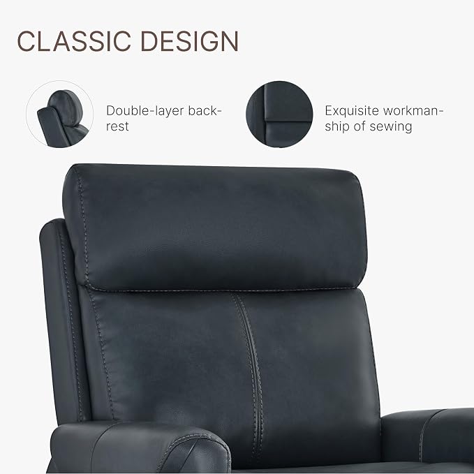 KISLOT Leather Recliner Chair Set of 2, Wall Hugger RV Recliners - Image 7