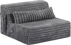 Tiita Folding Sofa Bed Twin Size, Convertible Sleeper Chair Mattress by TiitaHome