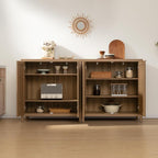 SICOTAS Sideboard Buffet Coffee Bar Cabinet - Image 8
