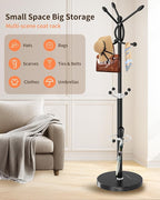 ZOZOE Metal Coat Rack Stand, Modern Coat Rack Freestanding - Image 5