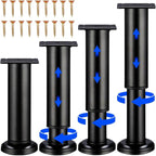 4PCS Adjustable Furniture Couch Cabinet Legs 4.72-7.48 Inch, Heavy Duty by Olldag