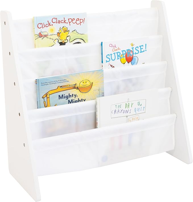 Humble Crew Kids Bookshelf, 4-Tier Front-Facing Book Display Organizer by HumbleCrew