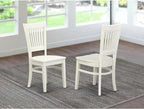 East West Furniture VAC-LWH-W Vancouver Dining Chairs - Image 2