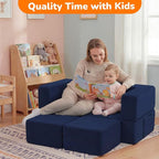 MeMoreCool Convertible Modular Kids Couch – Foam Toddler Sofa - Image 6