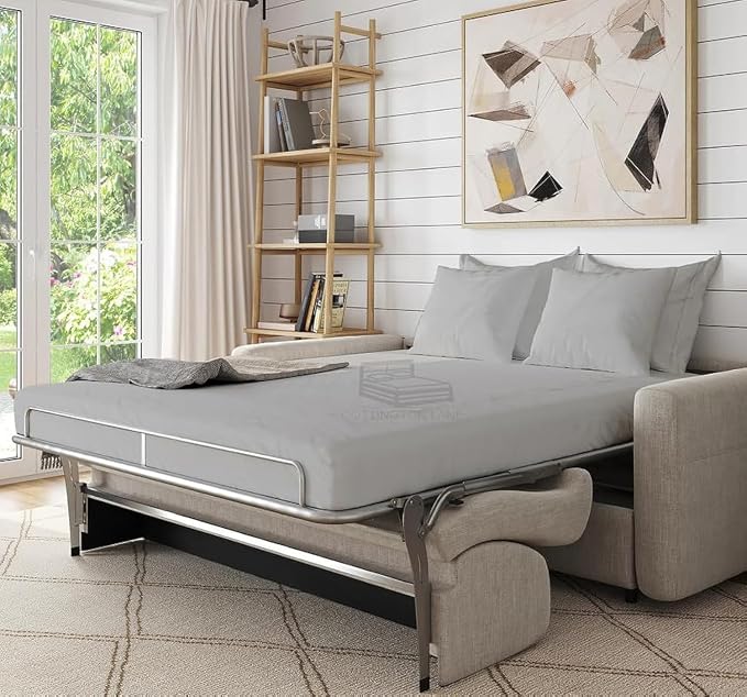 Cottington Lane Sleeper Sofa Sheets Queen Size, 4 Piece Premium Quality 100% by CottingtonLane