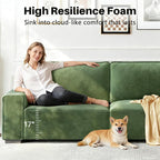 Vesgantti 85'' Chenille Couch for Living Room, 3 Seater Comfy Sofa - Image 5