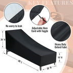 Patelai 2 Set Outdoor Chaise Lounge Cushions - Image 4