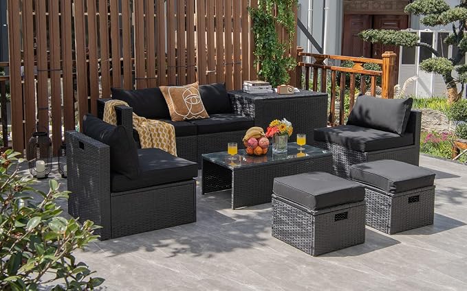 Tangkula 8 Pieces Patio Furniture Set by TANGKULA