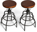 LOKKHAN Vintage Industrial Barstools - Image 9