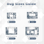 pmtsns Area Rugs 9x12 for Living Room: Washable Rug Modern Abstract Neutral - Image 8