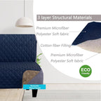 U-NICE HOME Futon Sofa Covers 68''Armless Couch Cover, Pet Friendly, Elastic - Image 3