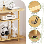 Bamboo TV Stand, Small TV Stands - Image 5