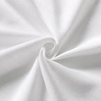White Cafe Curtains 54 Inch Length Set 2 Panel Kitchen Back Tab Pocket Drapes - Image 6