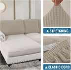 H.VERSAILTEX Backrest Cushion Covers Sectional Couch Back Cushion Covers - Image 6