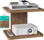 WALI Floating TV Shelf, 2 Tier Projector Shelf by WALI