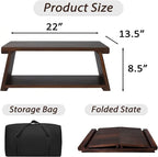 Japanese Low Floor Table Folding Coffee Tables - Image 2