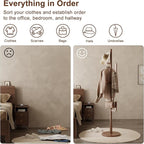 Muwuele Solid Wood Cactus Coat Rack, Freestanding Coat Rack - Image 7