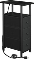 LOAKEKEL Narrow End Table Living Room by LOAKEKEL