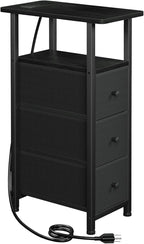 LOAKEKEL Narrow End Table Living Room by LOAKEKEL