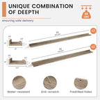 FLYJOE Floating Picture Ledge Shelves - Image 2
