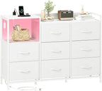 Somdot White Dresser for Bedroom by Somdot