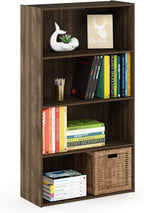 Furinno PASIR Book Shelf, 4-Tier Bookshelf, Bookcase by Furinno-FitsYourSpaceFitsYourBudget