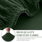 LA MEACK Couch Cushion Covers for Sectional Sofa L Shape Washable Separate Seat - Image 4