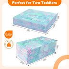 MeMoreCool Kids Sofa Couch, Glow in Dark Couch Sofa, Modular Convertible Kids - Image 3