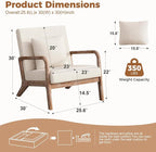 ELUCHANG Mid-Century Modern Chair, Accent Chair - Image 2
